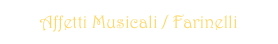 Affetti Musicali / Farinelli